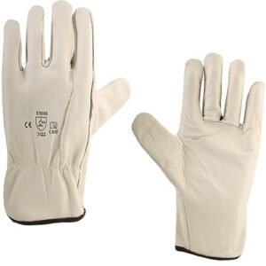 Gants Cuir De Vachette Pleine Fleur